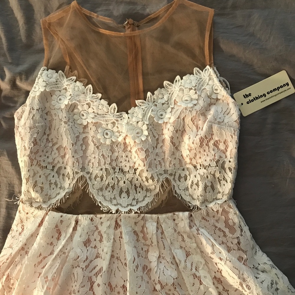 Lace High Low Dress